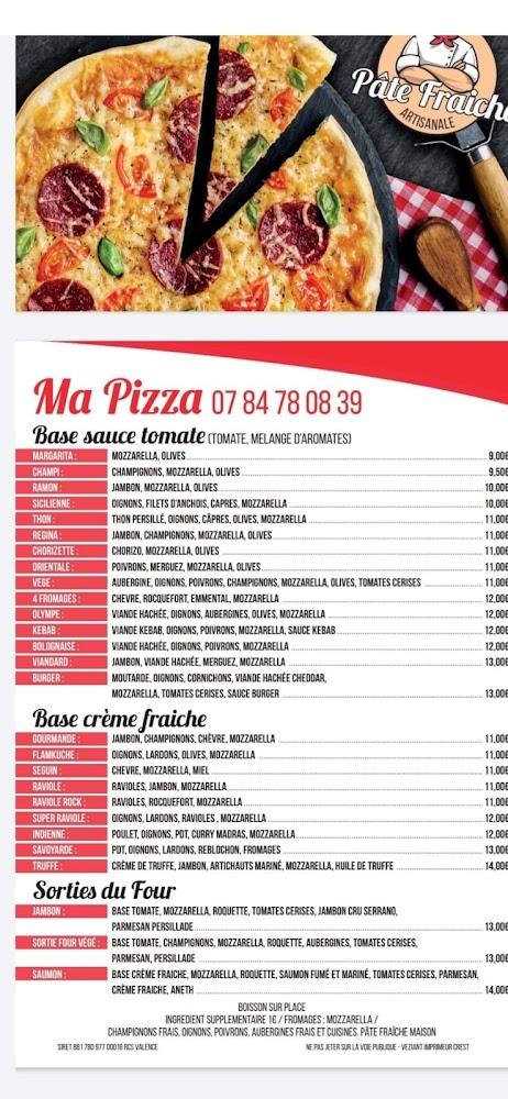 Ma pizza - Menu Image 3